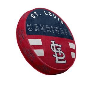 MLB St Louis Cardinals 15" Plushie Circle Pillow Couch Man Cave New